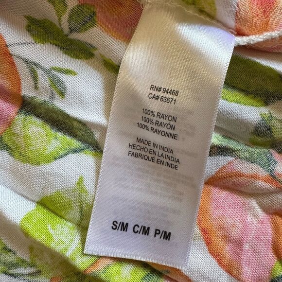 BCBG Paris Peach in Paradise All Occasion Rayon Cover-Up Dress Size Small - Picture 11 of 11